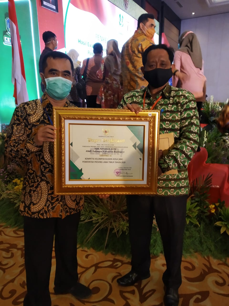 Tim KBK “Pinarak Asik” RSUD Padangan raih Juara Favorit III  Tingkat Provinsi Jawa Timur