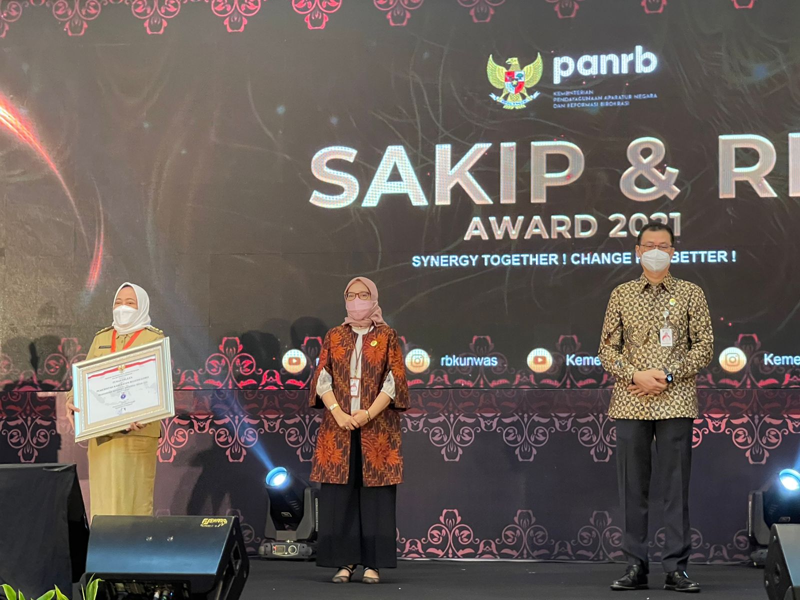 Pemkab Bojonegoro Raih Predikat Nilai B SAKIP dan RB Tahun 2021