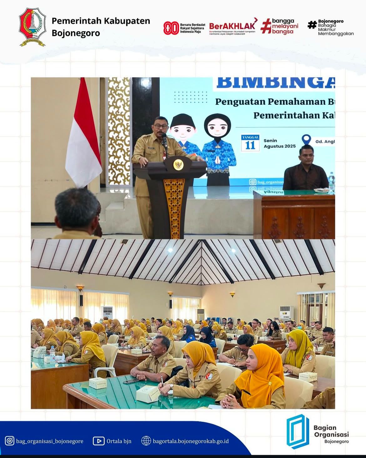 BIMTEK Penguatan Pemahaman Budaya Pelayanan Publik di Lingkup Pemerintah Bojonegoro