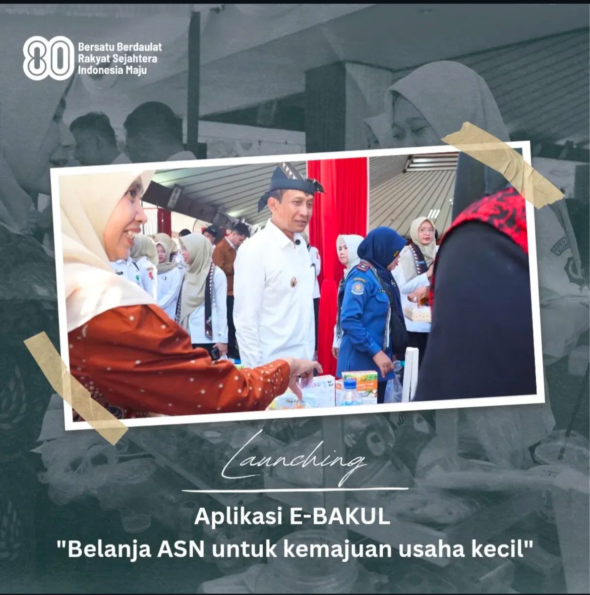 Launching e-BAKUL Belanja ASN untuk kemajuan usaha kecil