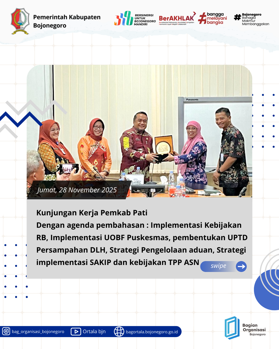 Kunjungan Kerja Pemkab Pati