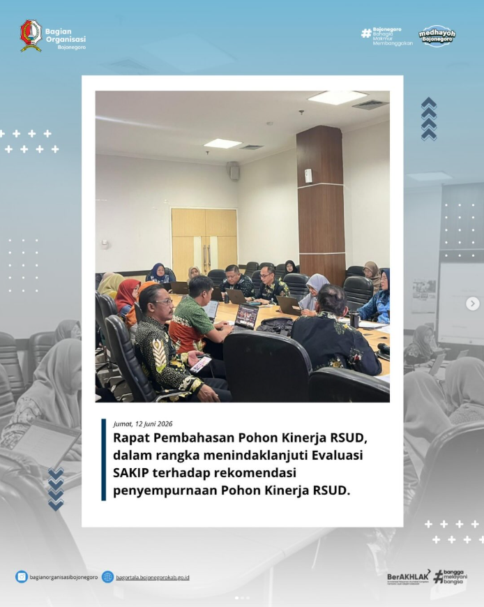 Rapat Pembahasan Pohon Kinerja RSUD