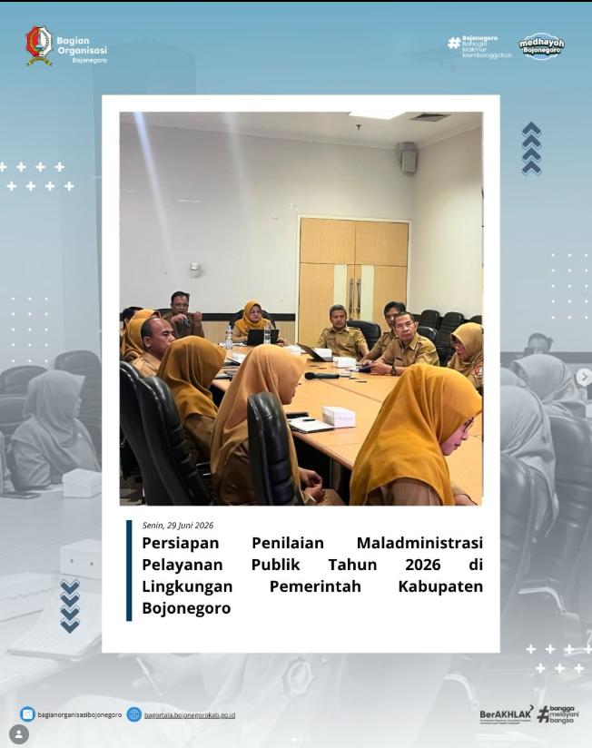 Rapat Koordinasi Persiapan Penilaian Maladministrasi Tahun 2026