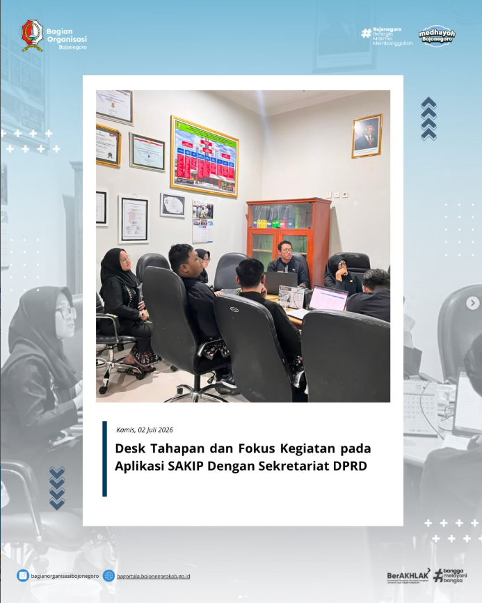 Desk Tahapan dan Fokus Kegiatan pada Aplikasi SAKIP