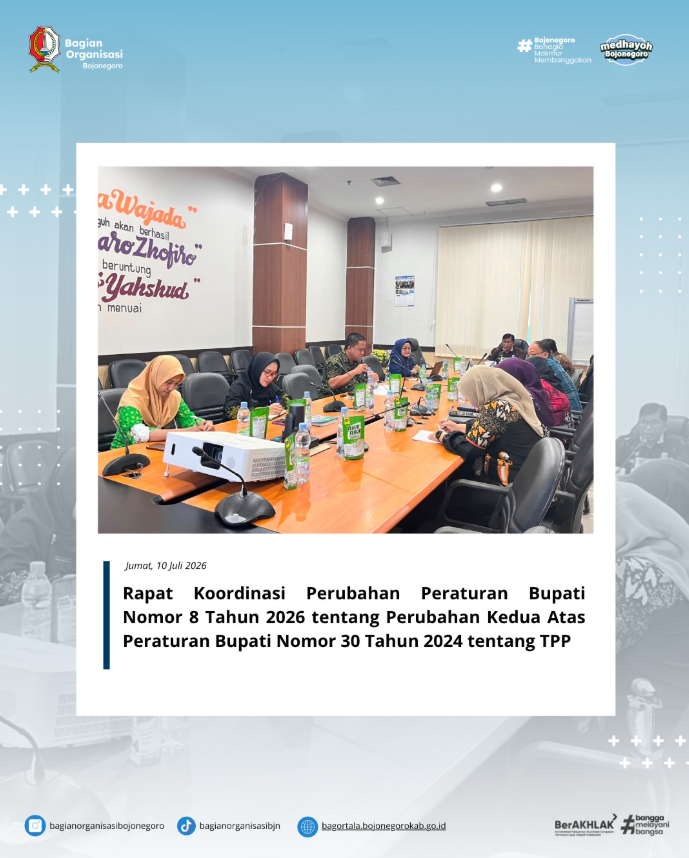 Rapat Koordinasi  tentang Tambahan Penghasilan Pegawai (TPP)