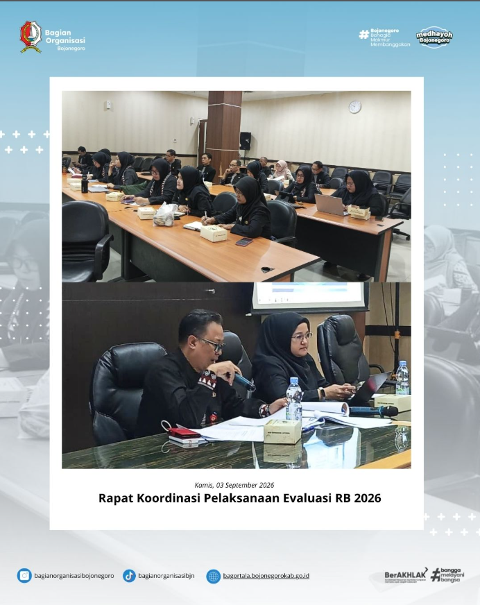 Rapat Koordinasi Pelaksanaan Evaluasi Reformasi Birokrasi (RB)