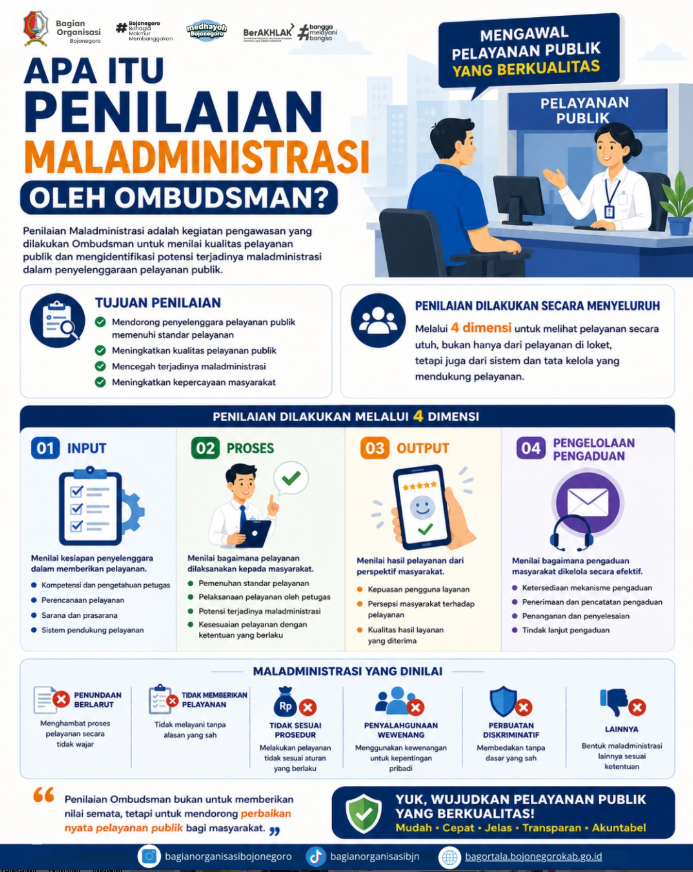 MENGENAL PENILAIAN MALADMINISTRASI OMBUDSMAN
