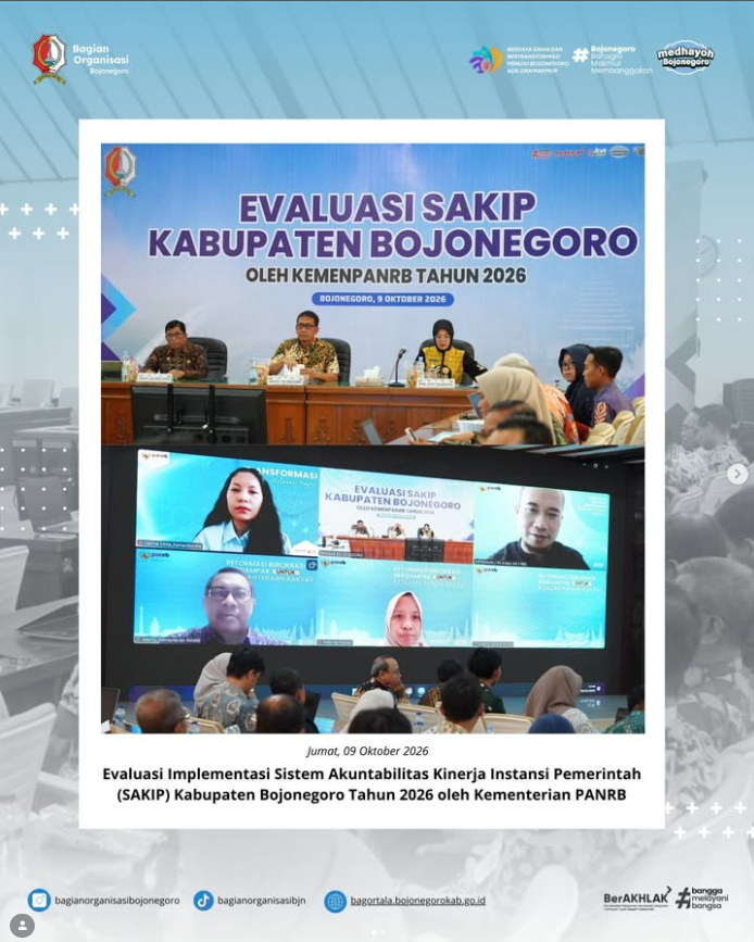 PENDALAMAN EVALUASI SAKIP KABUPATEN BOJONEGORO TAHUN 2026